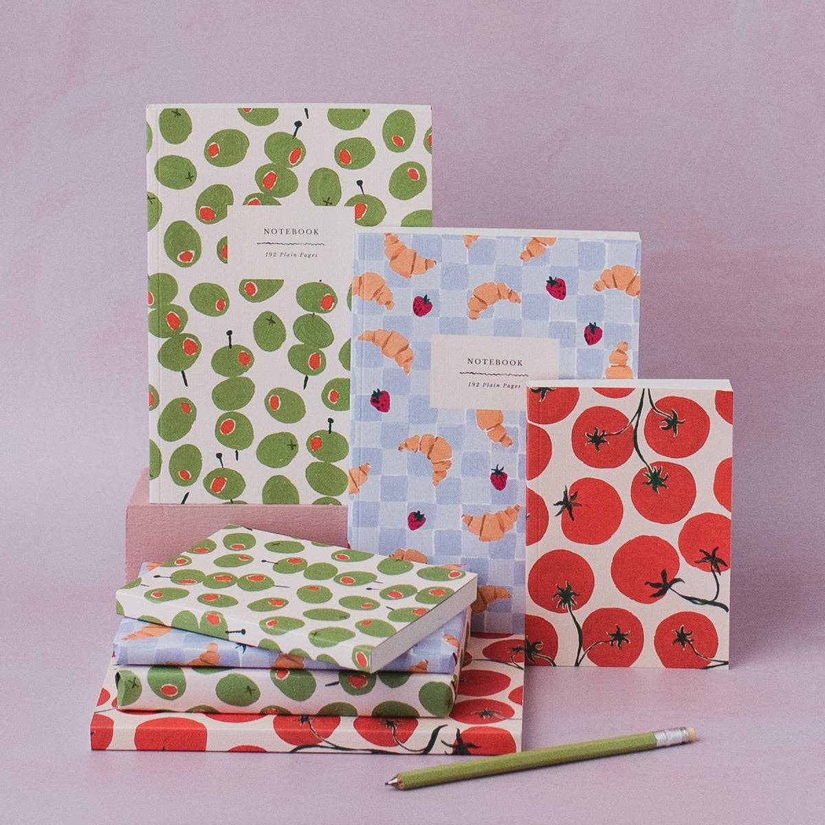 Carnet – Croissants & fraises