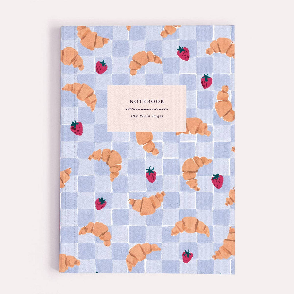 Carnet – Croissants & fraises