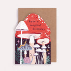 Carte d’anniversaire – Champignons magiques