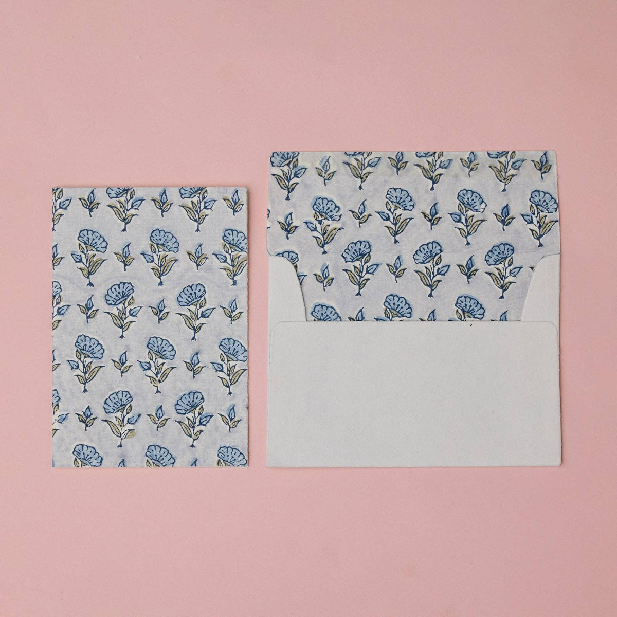 Carte fleurie – Jardin bleu