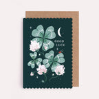 Carte porte-bonheur – Jardin enchanté
