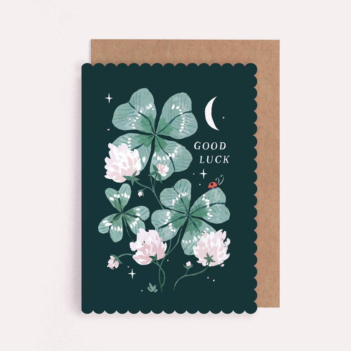 Carte porte-bonheur – Jardin enchanté