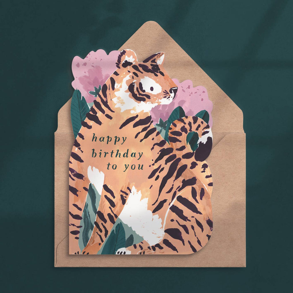 Carte d’anniversaire – Tigre