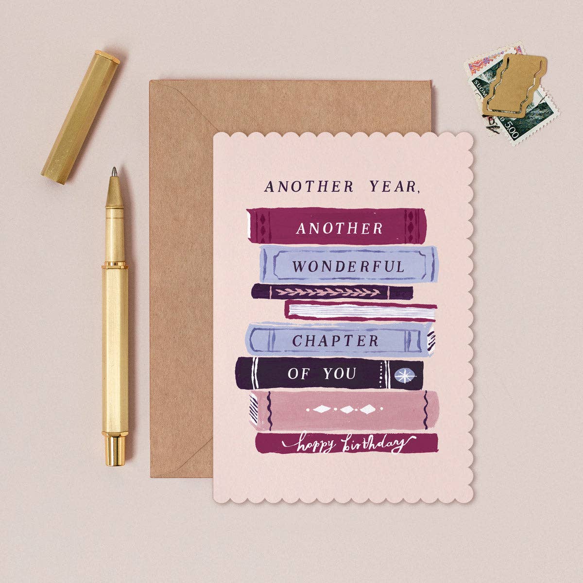 Carte d’anniversaire – Un nouveau chapitre