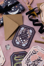 Carte de mariage – Fleurs de minuit