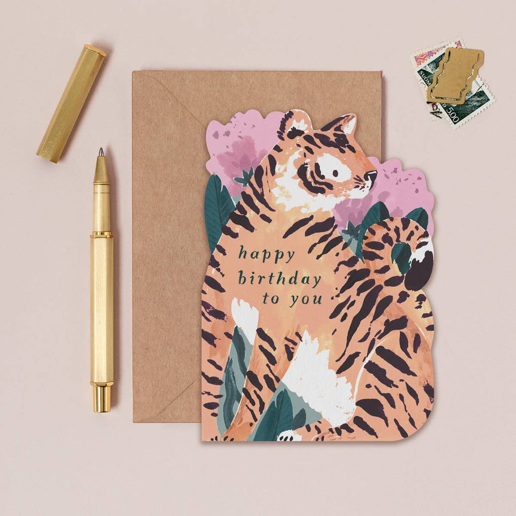 Carte d’anniversaire – Tigre