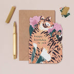 Carte d’anniversaire – Tigre
