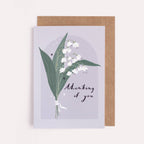 Carte Je pense à vous – Muguet
