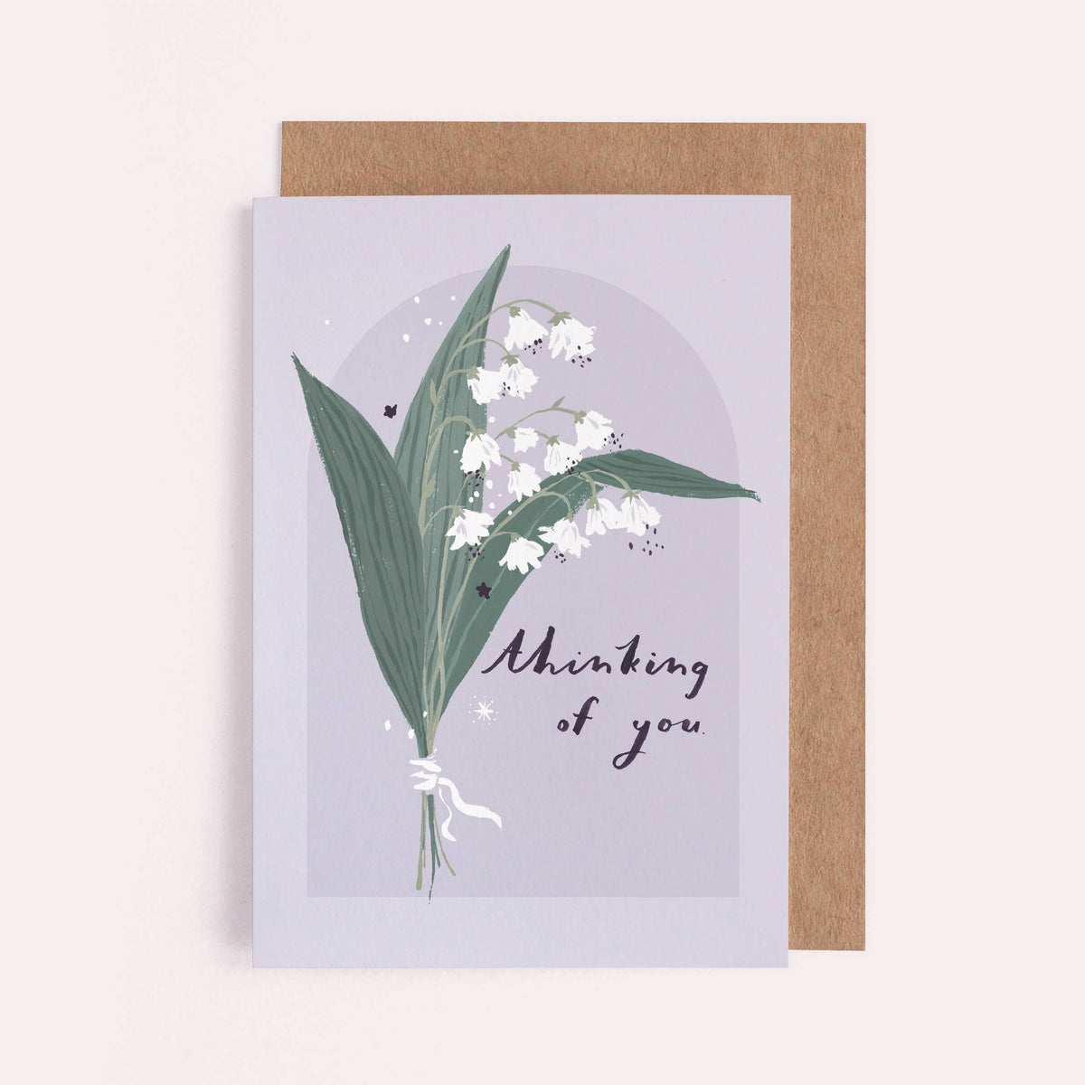 Carte Je pense à vous – Muguet