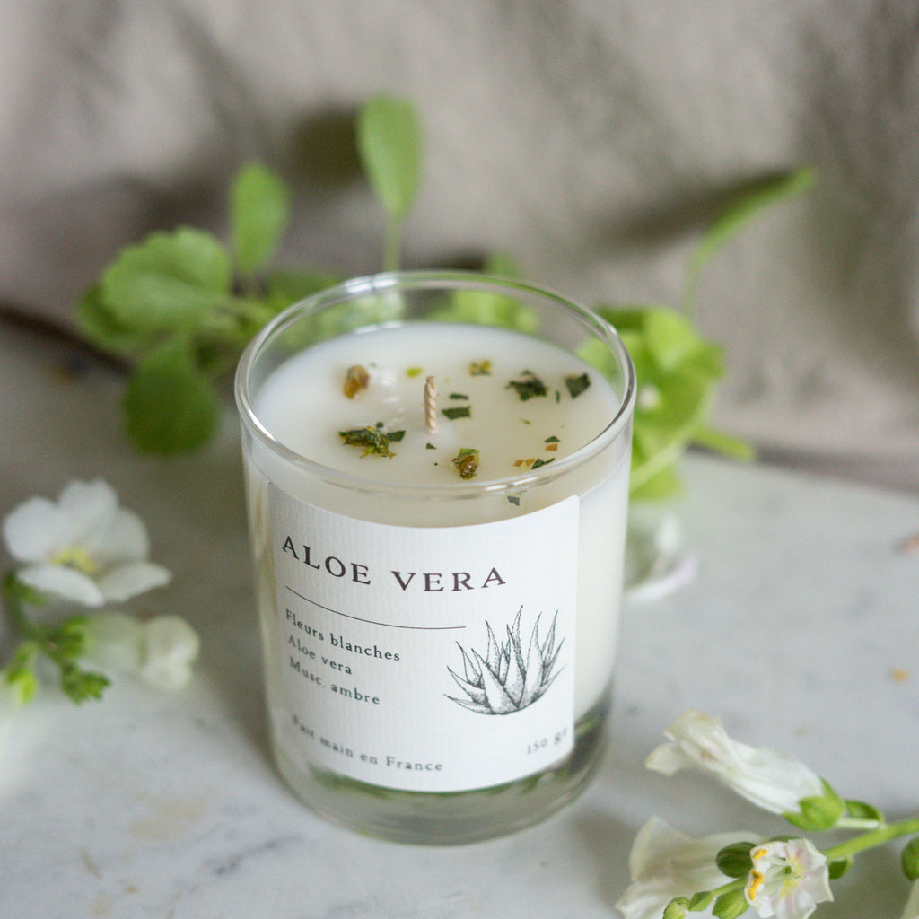 Bougie Aloe vera