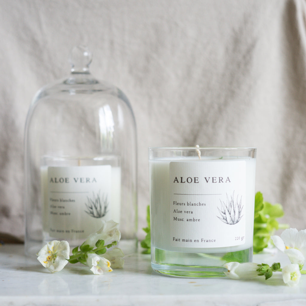 Bougie Aloe vera