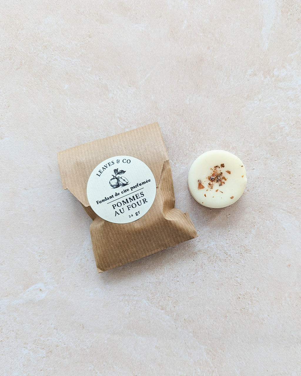 Baked apple scented wax melt