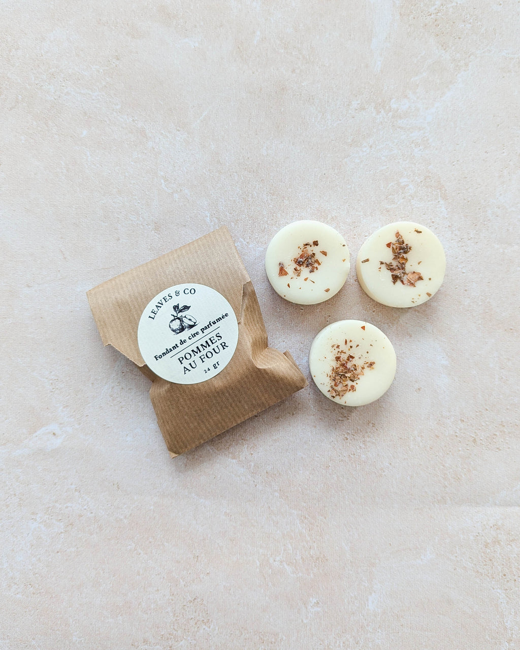 Baked apple scented wax melt