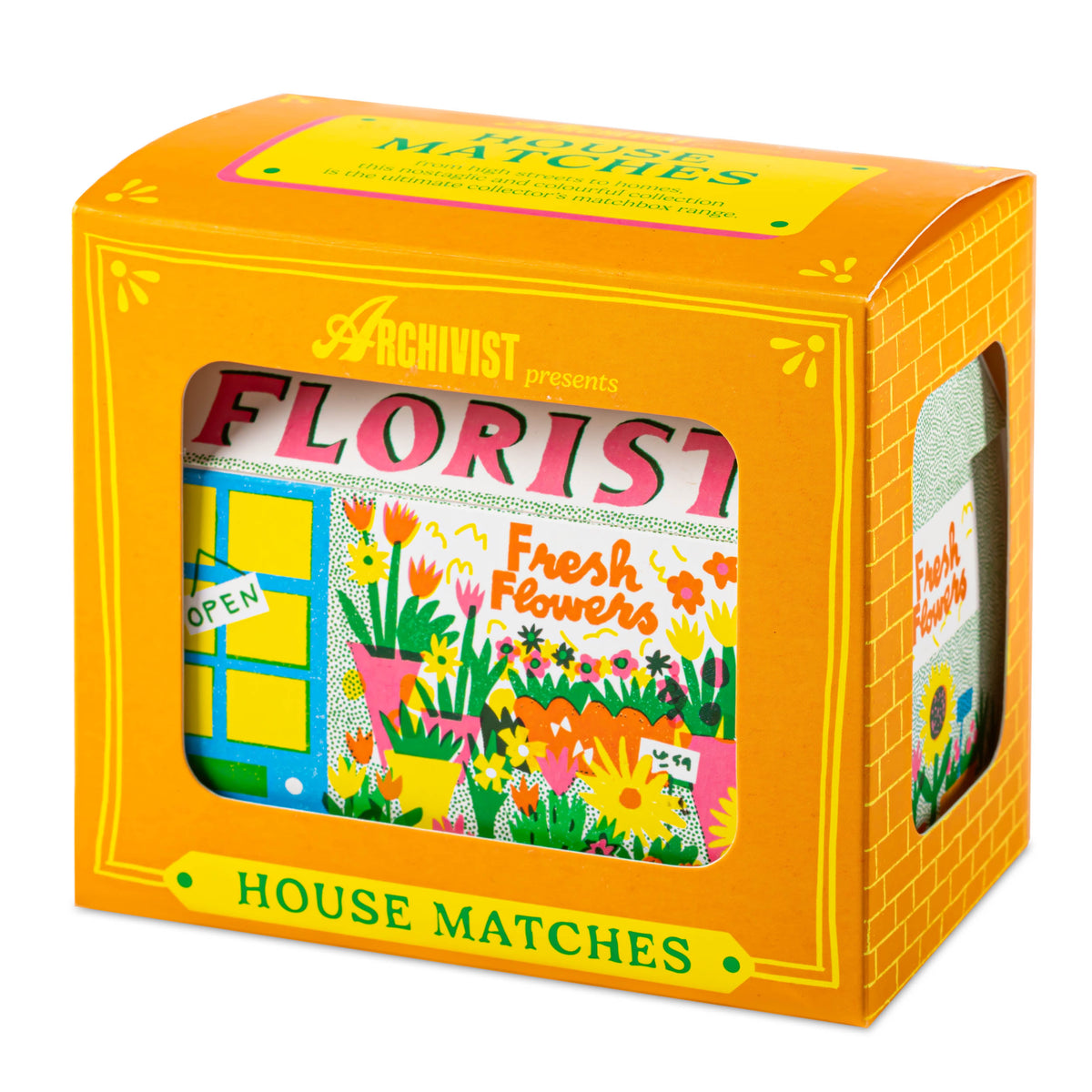 Boîte d'allumettes Maison - Fleuriste