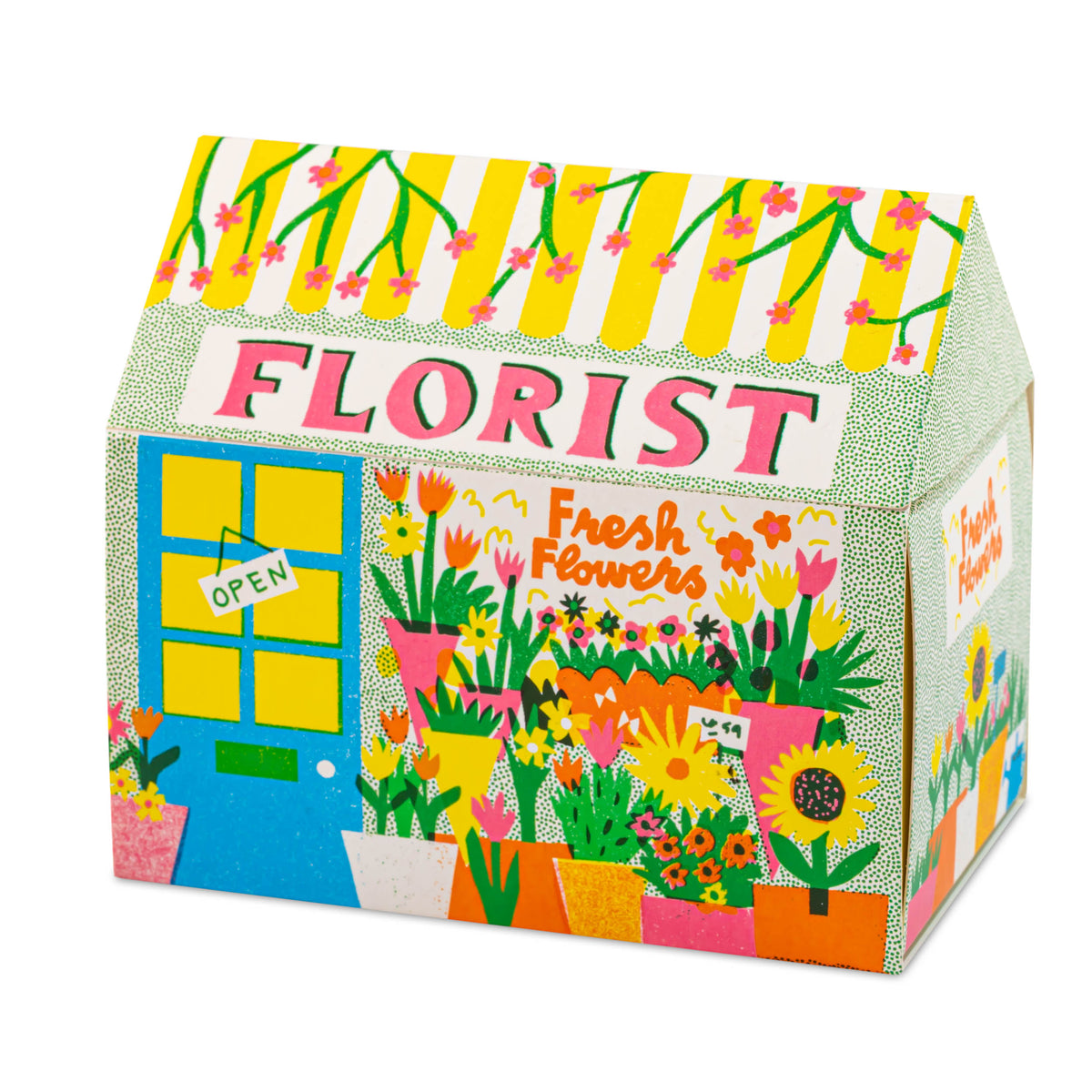 Boîte d'allumettes Maison - Fleuriste