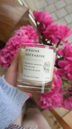 Bougie Pivoine nectarine
