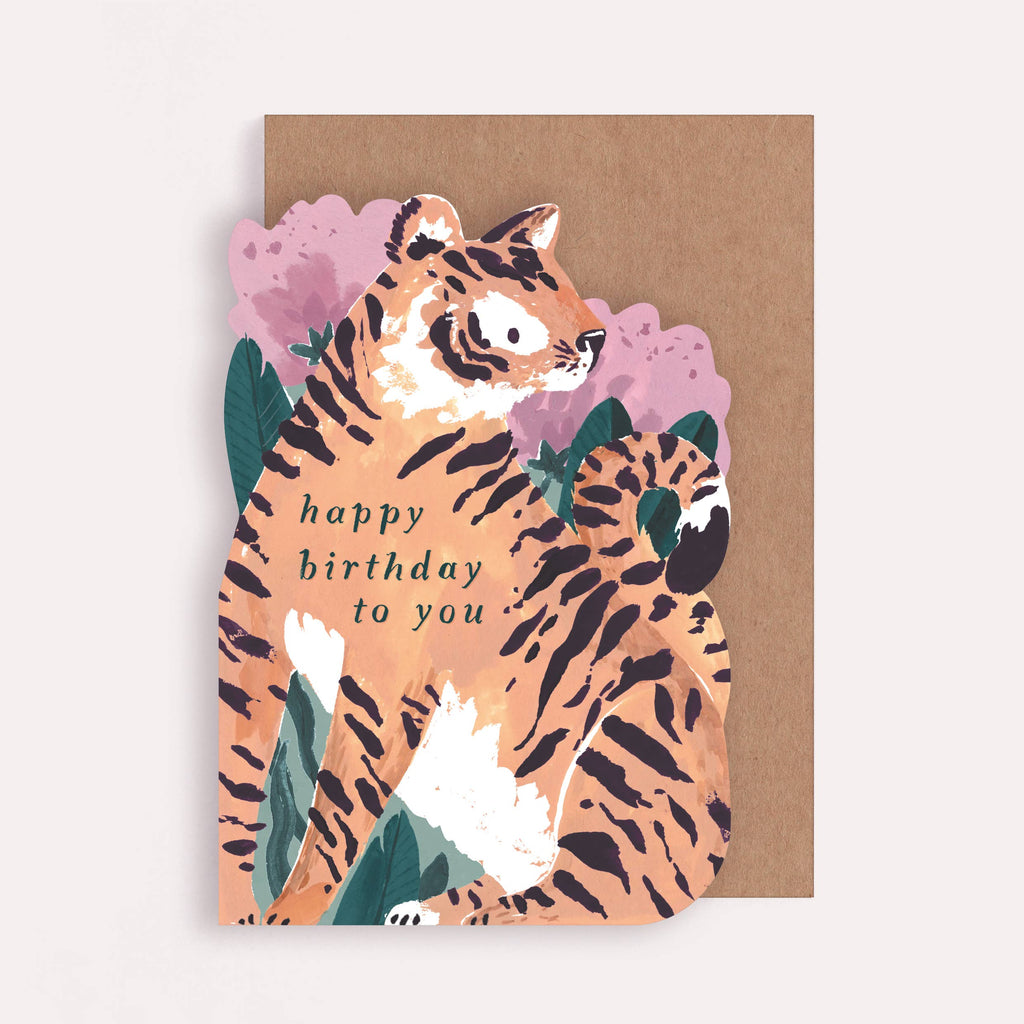 Carte d’anniversaire – Tigre