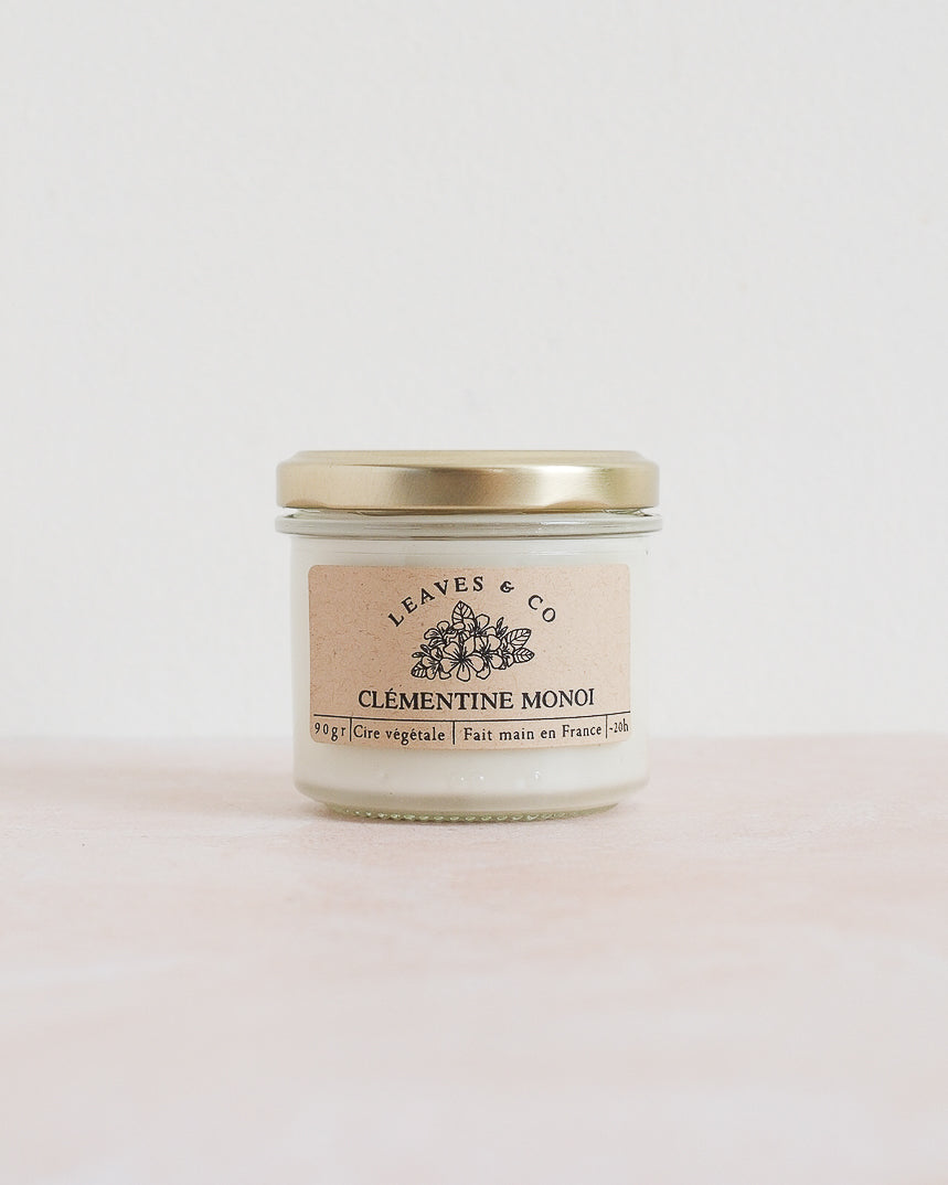 Bougie Clémentine monoi