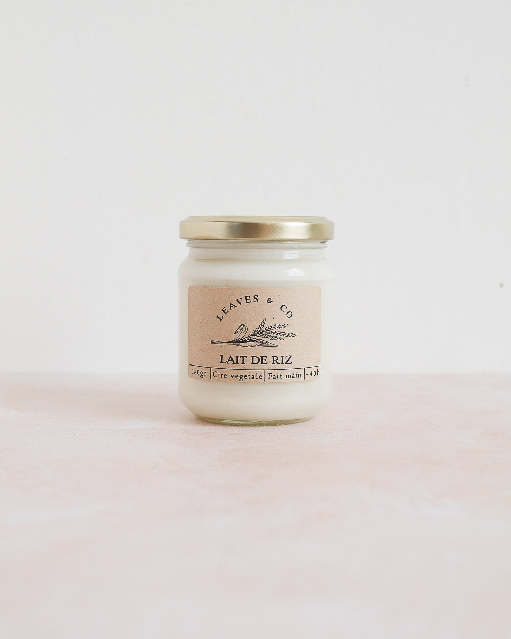 Bougie Lait de riz