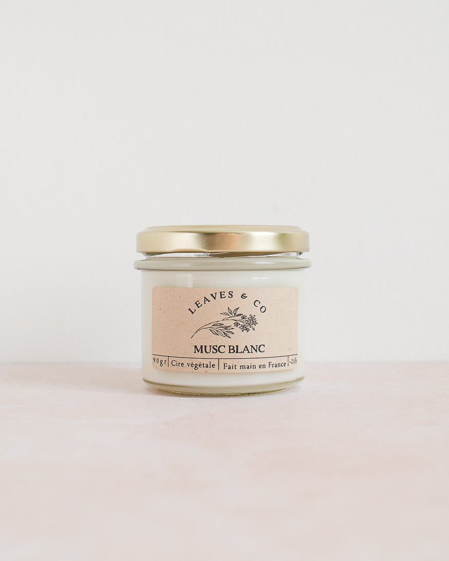 Bougie Musc blanc
