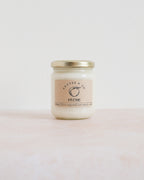 Handmade scented candle vegetable wax - Peach