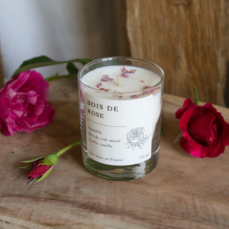 Bougie Bois de rose