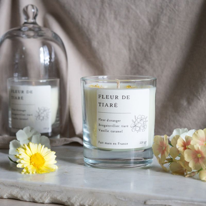 Bougie Fleur de tiaré
