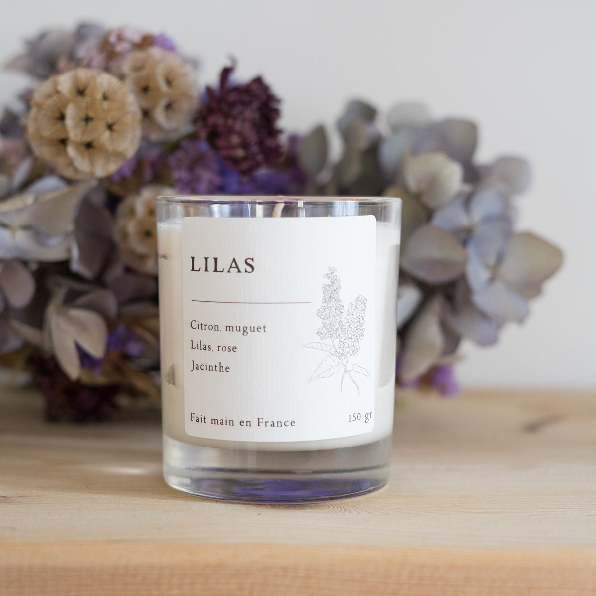 Bougie Lilas