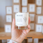 Bougie parfumée artisanale cire végétale - Muguet