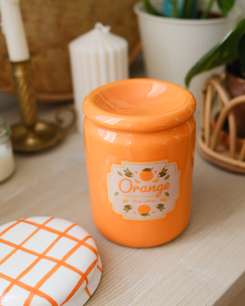 Brûle-parfum  Confiture orange