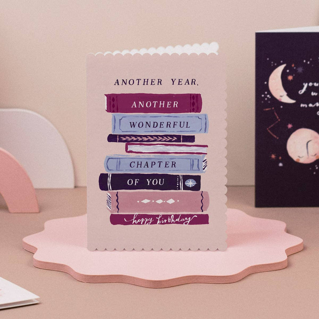 Carte d’anniversaire – Un nouveau chapitre
