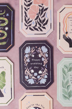 Carte de mariage – Fleurs de minuit