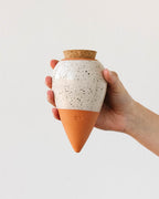 Olla - Weiß genarbt