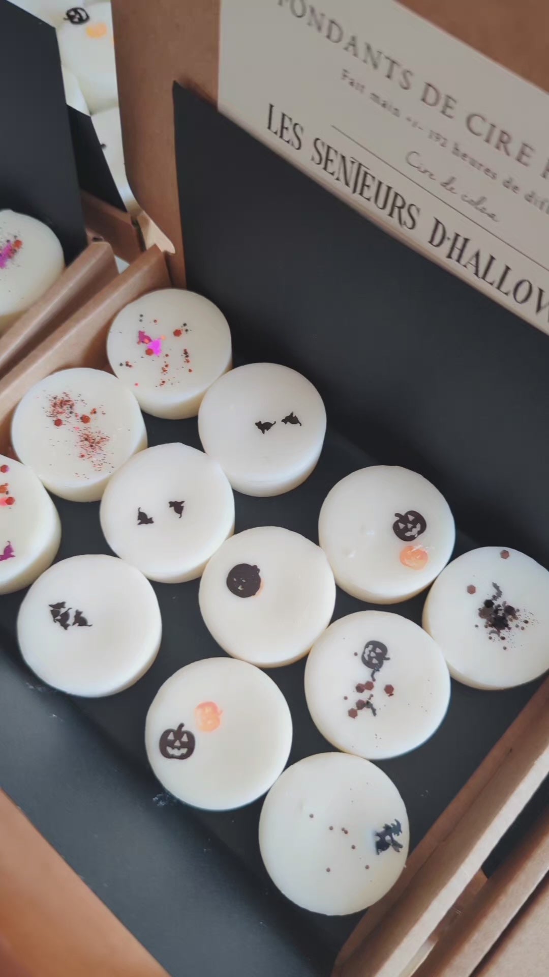 12er-Set Duftwachs-Melts mit Halloween-Düften