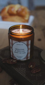 Bougie d'automne brioche pécan